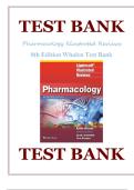 Test Bank For Lippincott Illustrated Reviews&colon; Pharmacology 8th Edition by Karen Whalen ISBN 9781975170554&comma; Chapter 1-48&vert;Complete Guide A&plus;&period;