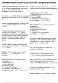 Child Development and Guidance with Complete Solutions