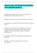 68W LPC FINAL TEST PAPER 2026 QUESTIONS WITH ANSWERS GRADED A&plus;