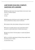 AANP BOARD EXAM 2026 COMPLETE QUESTIONS WITH ANSWERS