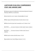 AANP BOARD EXAM 2026 COMPREHENSIVE STUDY AND ANSWER GUIDE