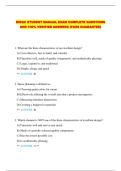 RIDQC STUDENT MANUAL EXAM COMPLETE QUESTIONS AND 100&percnt; VERIFIED ANSWERS &lpar;PASS GUARANTEE&rpar;