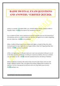 BADM 350 FINAL EXAM QUESTIONS AND ANSWERS&period; VERIFIED 2025&sol;2026&period;