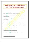 BIOL 1P91 EXAM QUESTIONS AND ANSWERS&period; VERIFIED 2025&sol;2026&period;