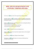 BIOL 1P91 EXAM QUESTIONS AND ANSWERS&period; VERIFIED 2025&sol;2026&period;