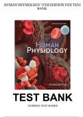 Human Physiology&comma; 15th Edition - Test Bank Chapter 2&colon; Chemical Composition of the Body
