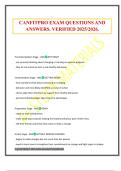 CANFITPRO EXAM QUESTIONS AND ANSWERS&period; VERIFIED 2025&sol;2026&period;