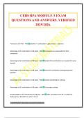 CEBS RPA MODULE 3 EXAM QUESTIONS AND ANSWERS&period; VERIFIED 2025&sol;2026&period;