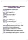 NAGELHOUT PHARM 2 FINAL WITH COMPLETE SOLUTIONS 100&percnt; VERIFIED LATEST UPDATE&excl;&excl;