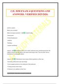 CJL 3038 EXAM 4 QUESTIONS AND ANSWERS&period; VERIFIED 2025&sol;2026&period;