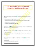 CJL3038 EXAM 4 QUESTIONS AND ANSWERS&period; VERIFIED 2025&sol;2026&period;