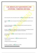CJL 3038 EXAM 3 QUESTIONS AND ANSWERS&period; VERIFIED 2025&sol;2026&period;