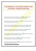 CJL3038 QUIZ 1 EXAM QUESTIONS AND ANSWERS&period; VERIFIED 2025&sol;2026&period;