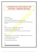 CJL3038 EXAM 2 QUESTIONS AND ANSWERS&period; VERIFIED 2025&sol;2026&period;