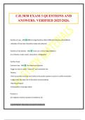 CJL 3038 Bundled Exams 2025&sol;2026 Questions and Answers