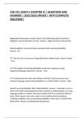CSD 315&colon; EXAM 1 &lpar;CHAPTER 4&rpar; &vert; QUESTIONS AND ANSWERS &vert; 2025&sol;2026 UPDATE &vert; WITH COMPLETE SOLUTION&excl;&excl;