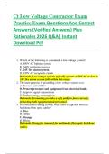 Ct Low Voltage Contractor Exam   Practice Exam Questions And Correct  Answers &lpar;Verified Answers&rpar; Plus  Rationales 2026 Q&A&vert; Instant  Download Pdf