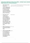 Automotive A4M Exam Study Guide 2025 &ndash; Verified Topics&comma; Detailed Explanations & A&plus; Success Support