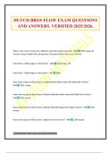 DUTCH BROS FLOW EXAM QUESTIONS AND ANSWERS&period; VERIFIED 2025&sol;2026&period;