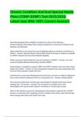 Chronic Condition And Dual Special Needs Plans &lpar;CSNP-DSNP&rpar; Test 2025&sol;2026&colon; Latest Quiz With 100&percnt; Correct Answers