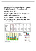 Capsim 2025 &ndash; Capstone &lpar;Win all 8 rounds &ndash; Step by Step guide &ndash; Round by round&rpar; GUIDES AND TIPS  Complete&period;