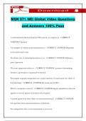 MSN 671 NEI Global Video Questions and Answers 100&percnt; Pass