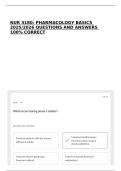 NUR 3180&colon; PHARMACOLOGY BASICS 2025&sol;2026 QUESTIONS AND ANSWERS 100&percnt; CORRECT