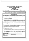 JEE Main Phase Test‑1 &ndash; Physics&comma; Chemistry & Mathematics Practice Paper with Answer Key &lpar;300 Marks&rpar;