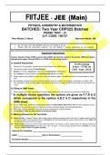 JEE Main Phase Test‑4 &ndash; Physics&comma; Chemistry & Mathematics Full Practice Paper with Answer Key &lpar;300 Marks&rpar;