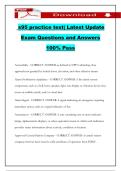 s95 practice test&vert; Latest Update Exam Questions and Answers 100&percnt; Pass