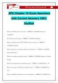 SPD Chapter 10 Exam Questions with Correct Answers 100&percnt; Verified
