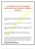 GA SURPLUS LINES - EXAM PREP QUESTIONS AND ANSWERS&period; VERIFIED 2025&sol;2026&period;