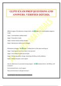 GLPTI Bundled Exams 2025&sol;2026 Questions and Answers