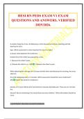 HESI RN PEDS EXAM V1 EXAM QUESTIONS AND ANSWERS&period; VERIFIED 2025&sol;2026&period;