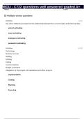 WGU - C722 questions well answered graded A&plus;