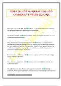 HRLR 201 EXAM 5 QUESTIONS AND ANSWERS&period; VERIFIED 2025&sol;2026&period;
