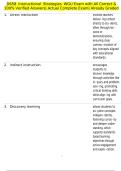D658 Instructional Strategies WGU Exam with All Correct & 100&percnt; Verified Answers&vert; Actual Complete Exam&vert; Already Graded A&plus;