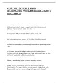 HS 285 QUIZ 1 &lpar;HOSPITAL & HEALTH ADMINISTRATION&rpar; BYU-I QUESTIONS AND ANSWERS &vert; 100&percnt; CORRECT&excl;&excl;