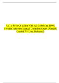 AVIT 414 FOI Exam with All Correct & 100&percnt; Verified Answers&vert; Actual Complete Exam &vert;Already Graded A&plus; &lpar;Just Released&rpar;