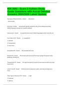 KIN 3502 - Exam 2 Hulteen Study Guide Questions with Actual Detailed Answers 2025&sol;2026 Latest Update&period;