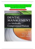 Little and Falace&rsquo;s Dental Management of the Medically Compromised Patient &ndash; Test Bank &lpar;Chapters 1&ndash;30&rpar; &vert; James W&period; Little & Craig Miller&comma; 9th Edition Complete Questions&comma; Answers&comma; and Rationales