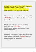 FLORIDA HUNTER SAFETY TEST EXAM QUESTIONS AND 100&percnt; CORRECT ANSWERS WITH A GUARANTEED A&plus; &vert; LATEST UPDATE 2026&sol;2027 &vert; VERIFIED SOLUTIONS &vert; GUARANTEED PASS&excl;&excl;