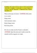 FLORIDA HUNTER SAFETY TEST EXAM QUESTIONS AND 100&percnt; CORRECT ANSWERS WITH A GUARANTEED A&plus; &vert; FLORIDA HUNTER SAFETY FIELD TEST QUESTIONS AND 100&percnt; CORRECT ANSWERS & FLORIDA HUNTER SAFETY FIELD TEST EXAM QUESTIONS AND 100&percnt; CORRECT ANSWERS &vert; LATEST UPDATE 2026-2