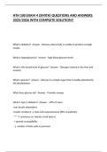 HTH 100 EXAM 4 &lpar;SMITH&rpar; QUESTIONS AND ANSWERS 2025&sol;2026 WITH COMPLETE SOLUTION&excl;&excl;