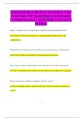 Administrative Medical Assistant Final Exam MA-102 Questions and Answers &vert; Latest Version &vert; 2025&sol;2026 &vert; Correct &  Verified