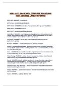 NFPA 1123 EXAM WITH COMPLETE SOLUTIONS 100&percnt; VERIFIED LATEST UPDATE&excl;&excl;