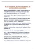 TEXAS APA FIREWORKS TRAINING TEST QUESTIONS AND CORRECT ANSWERS 100&percnt; VERIFIED&excl;&excl;