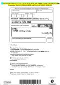 Pearson Edexcel Level 1&sol;Level 2 GCSE &lpar;9&ndash;1&rpar; JUNE 2025 -URDU PAPER 4&colon; Writing in Urdu Foundation Tier QUESTION PAPER And MARK SCHEME MERGED