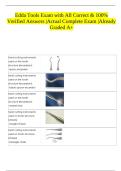 Edda Tools Exam with All Correct & 100&percnt; Verified Answers &vert;Actual Complete Exam &vert;Already Graded A&plus;