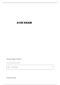 MUS A100 FINAL QUESTIONS AND VERIFIED ANSWERS
